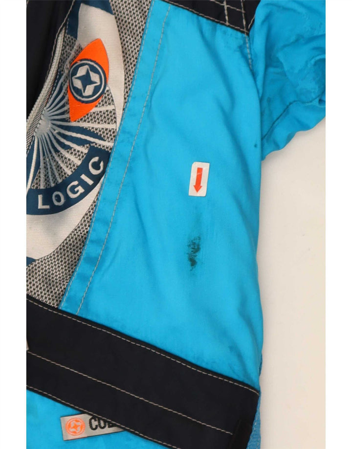 Colmar Herre Hætte Loose Fit Skijakke IT 50 Medium Blue Colourblock