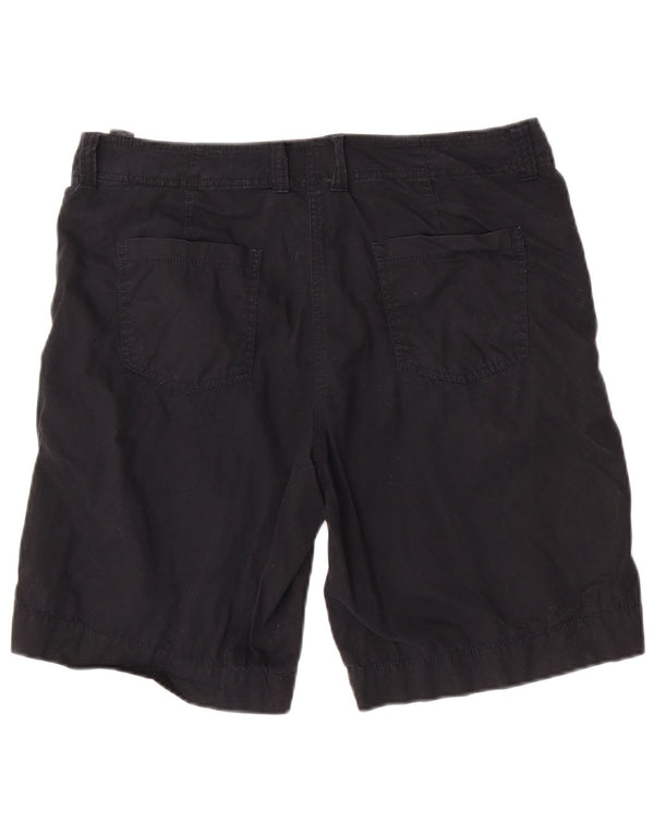Marks & Spencer Chino Shorts til kvinder UK 14 Large W34 Black Bomuld