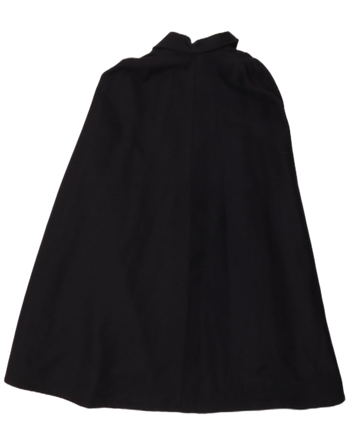 VINTAGE Dame Cape Coat One Size Marineblå