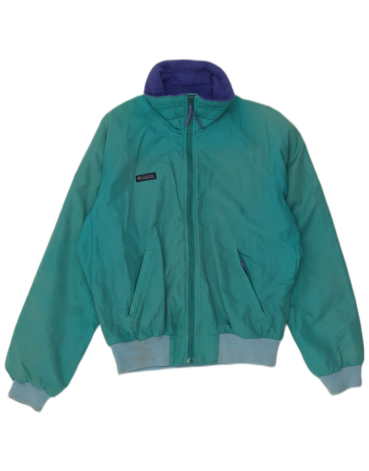 Columbia Herre Bomber Jacket UK 38 Medium Blue Colourblock Sports