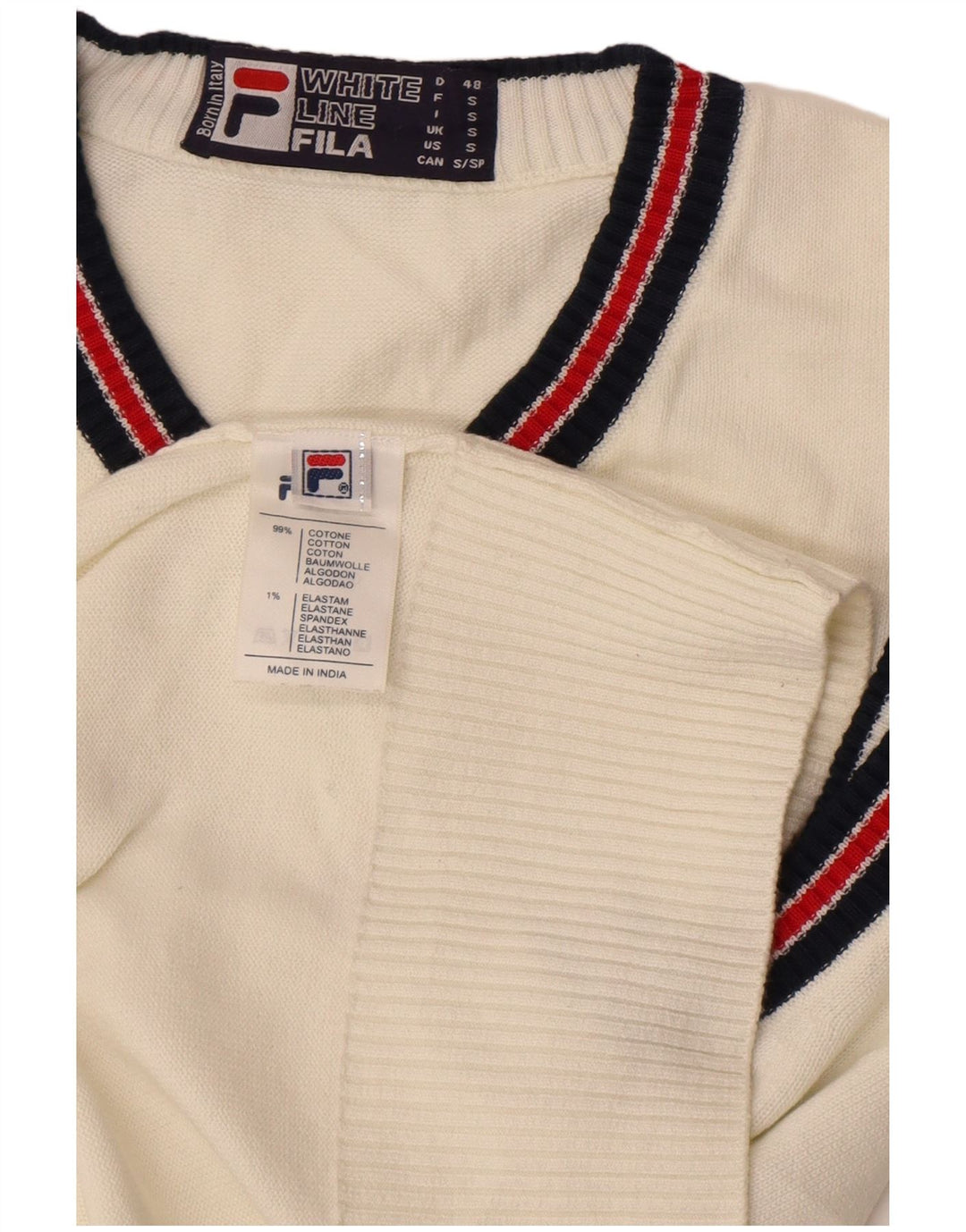 Fila Herrevest Tank Top Lille Hvid Bomuld