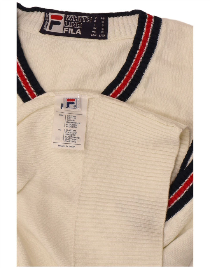 Fila Herrevest Tank Top Lille Hvid Bomuld
