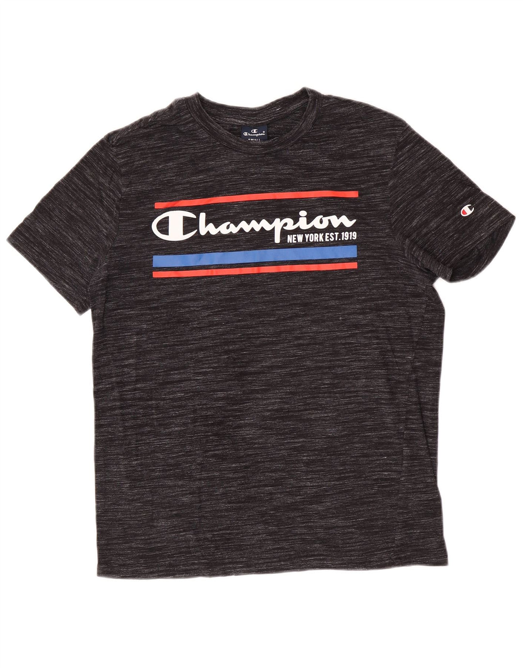 Champion Herre grafisk T-shirt top lille grå nålestribe