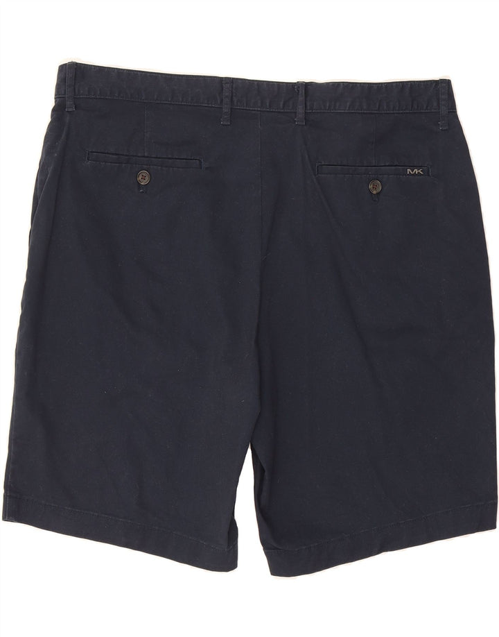 MICHAEL KORS Mens Chino Shorts W36 Large Navy Blue Cotton Vintage Michael Kors and Second-Hand Michael Kors from Messina Hembry 
