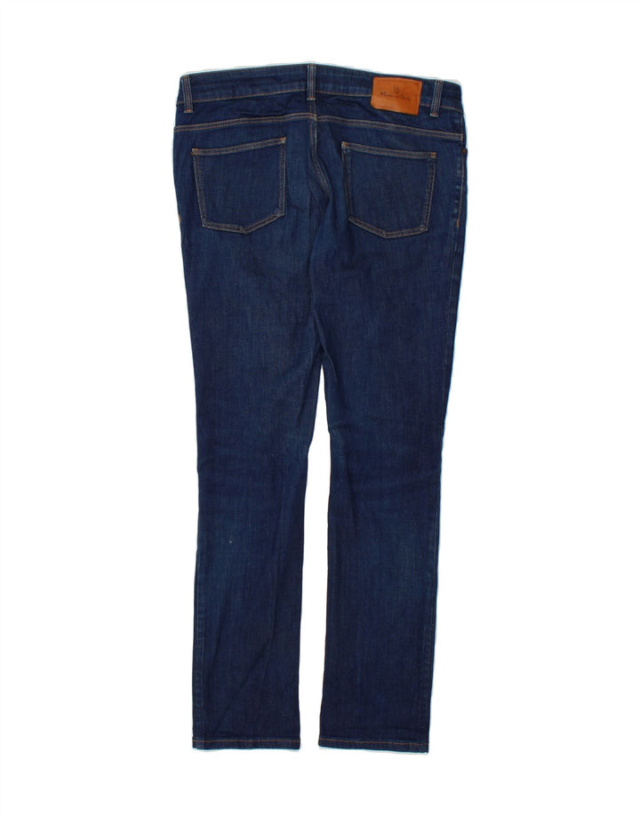 MASSIMO DUTTI Womens Low Waist Slim Jeans W30 L31  Blue Cotton Vintage Massimo Dutti and Second-Hand Massimo Dutti from Messina Hembry 