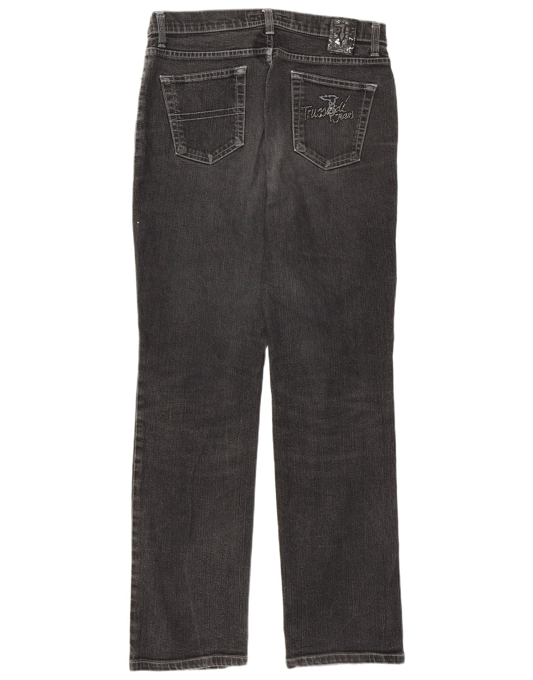 Trussardi Lige Jeans til kvinder W29 L31 Grå Bomuld