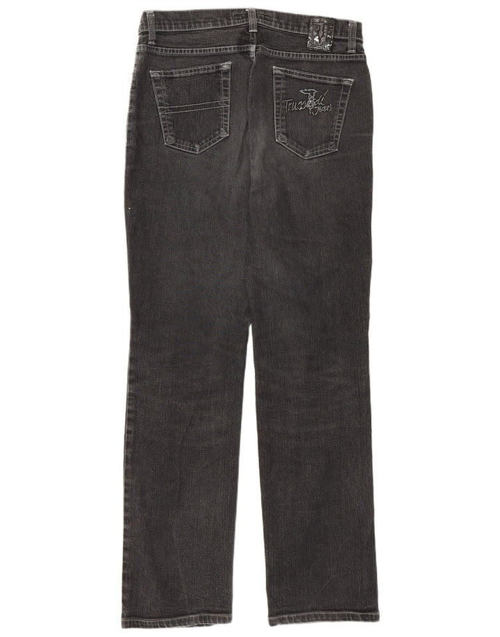 Trussardi Lige Jeans til kvinder W29 L31 Grå Bomuld