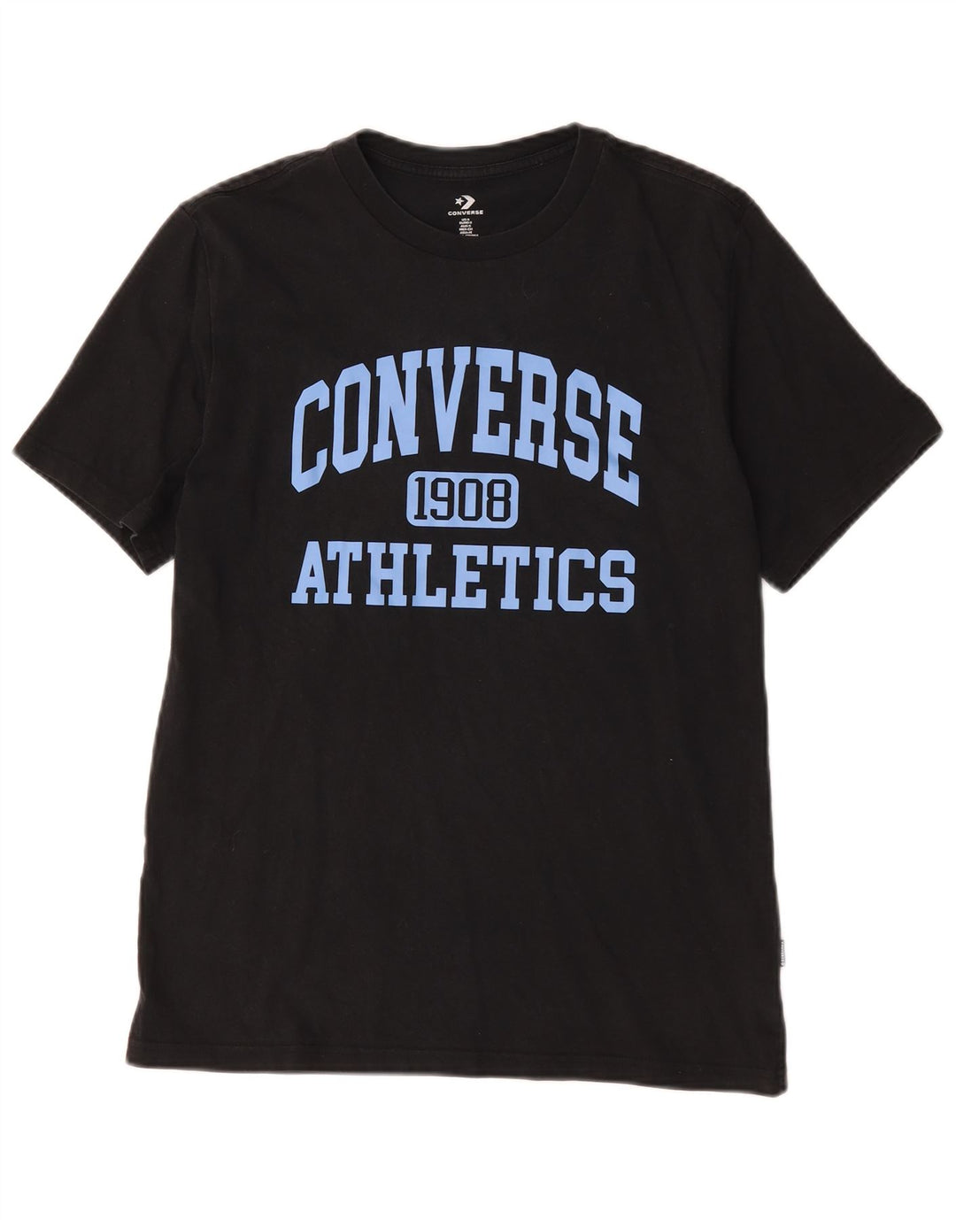 Converse grafisk t-shirt til mænd, lille sort bomuld
