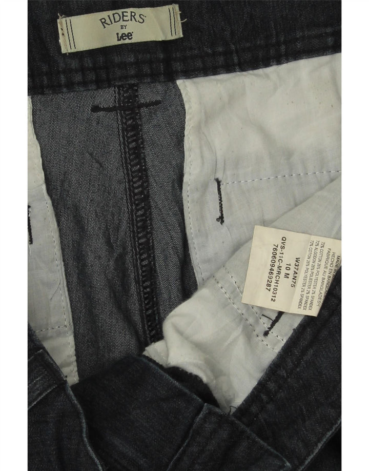 LEE Womens Riders Regular Fit Denim Shorts US 10 Large W34 Navy Blue Vintage Lee and Second-Hand Lee from Messina Hembry 