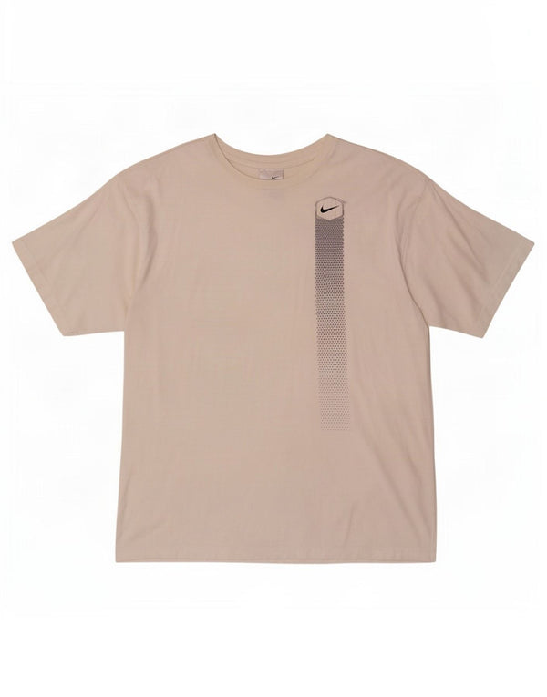 Nike Mens T-Shirt Top UK 47/48 2XL White Cotton