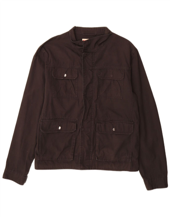 Mustang Herre Utility Jacket UK 40 Stor brun bomuld