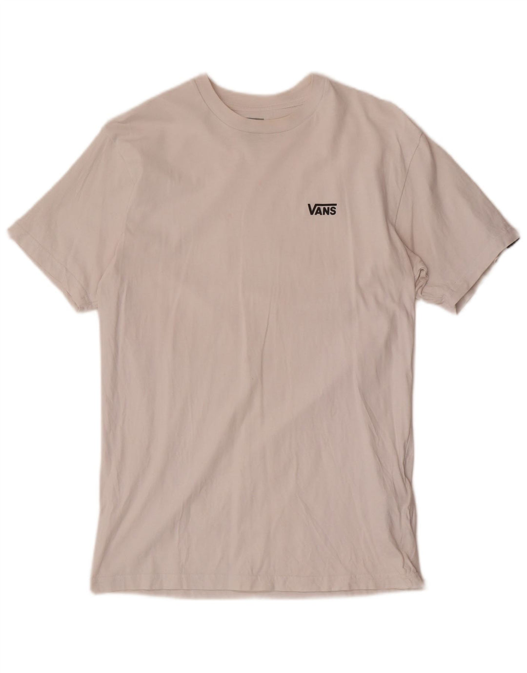 Vans Herre Classic Fit T-Shirt Top Medium Hvid Bomuld