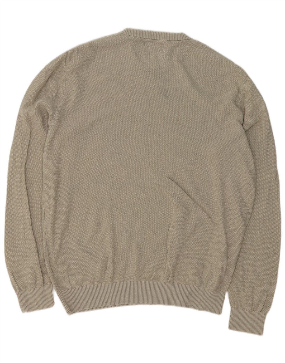 LERROS Herre sweater med rund hals 2XL beige bomuld
