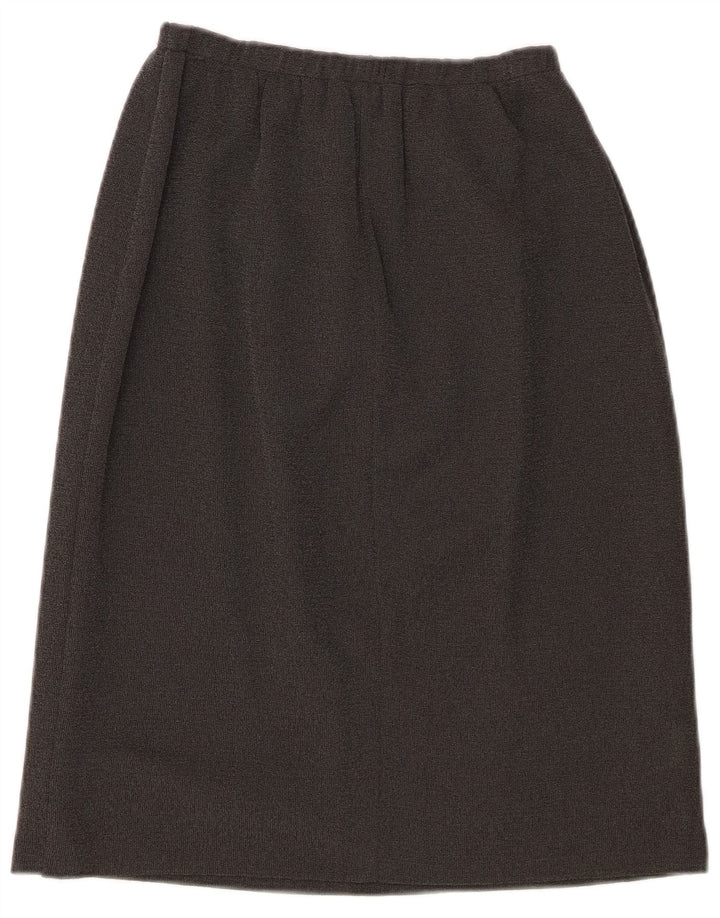 Marisa Monti Dame Midi Nederdel IT 44 Medium W32 Grå Viscose