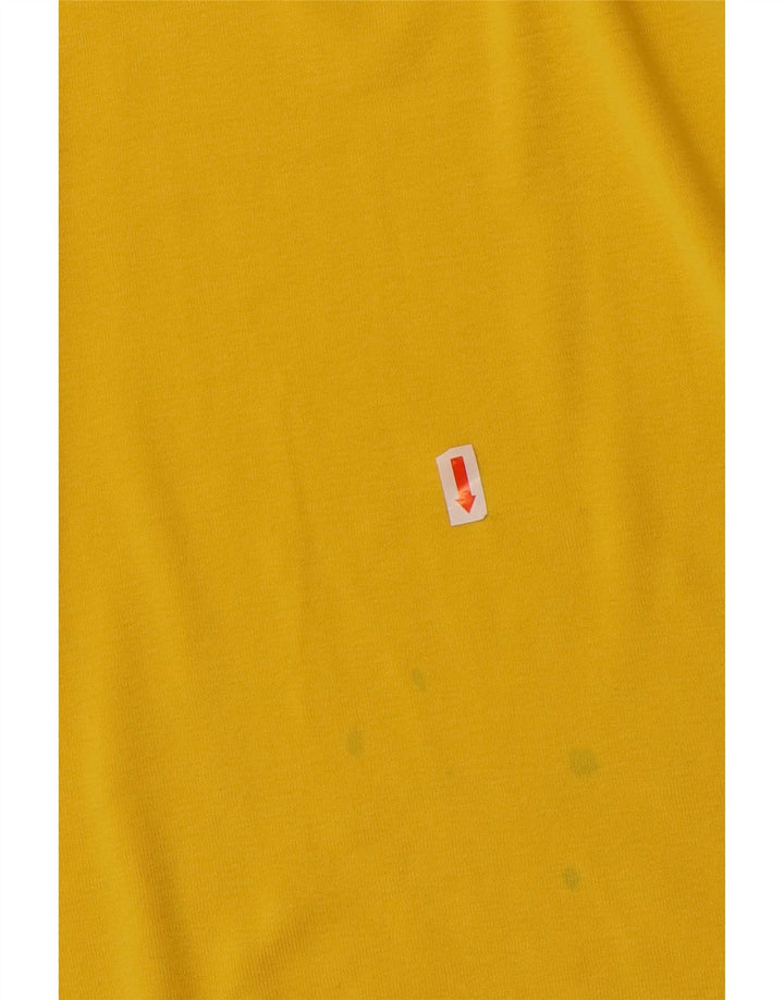 G-Star Herre Grafisk T-Shirt Top Stor Gul Bomuld