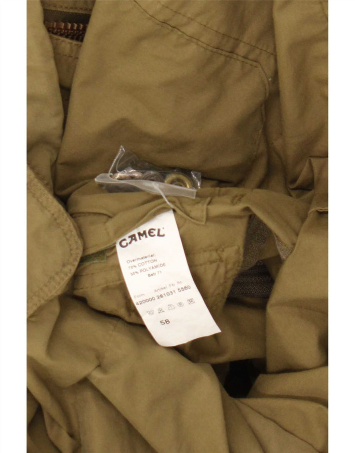 Camel Active Herre Hooded Utility Jacket EU 58 2XL Khaki Cotton