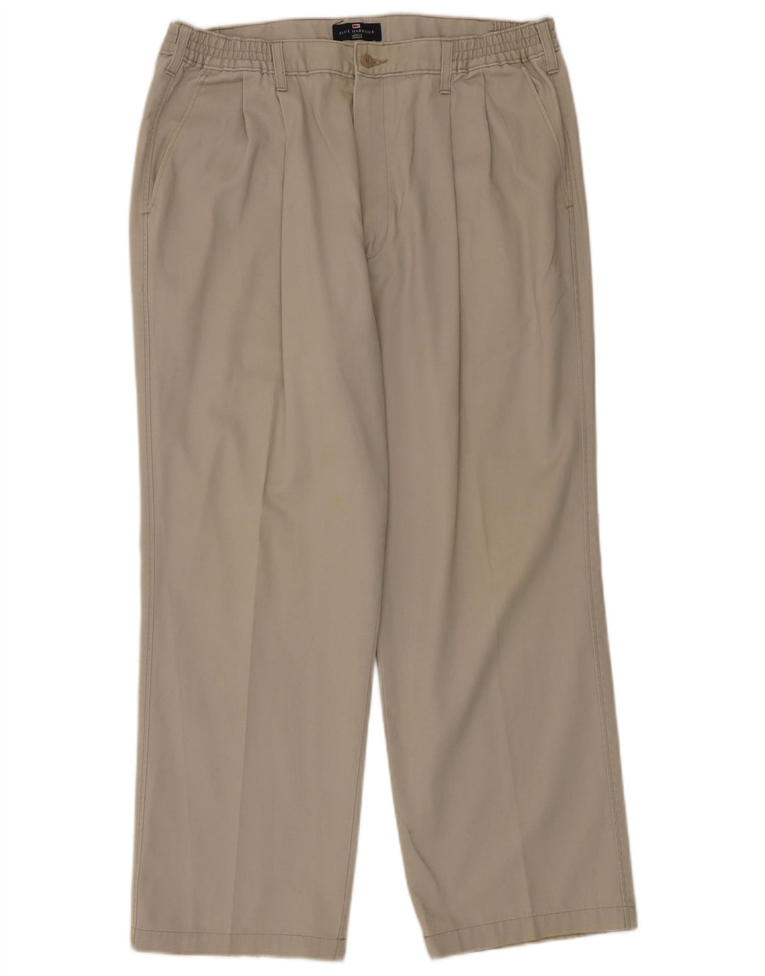 Marks & Spencer Herre Blue Harbor Pegged Chino Bukser W38 L29 Beige