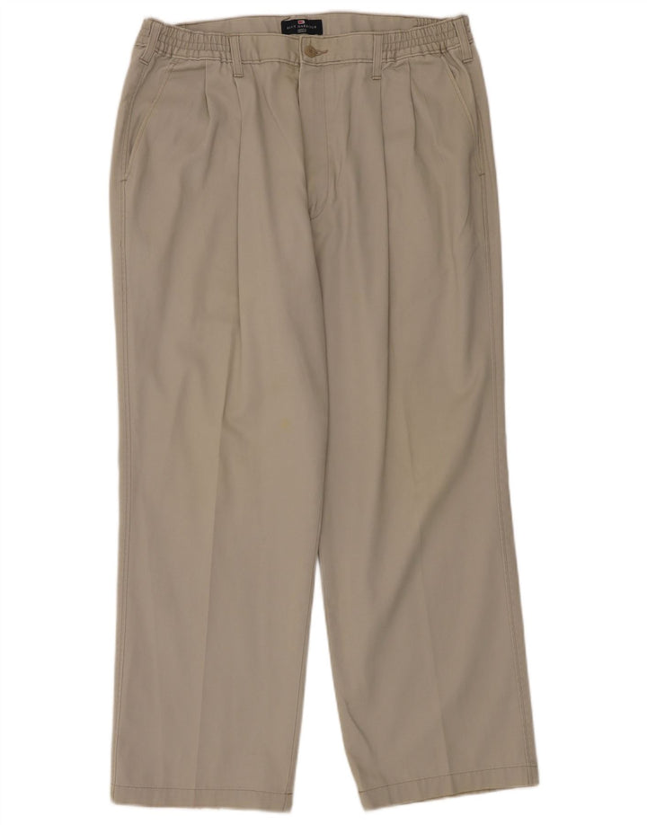 Marks & Spencer Herre Blue Harbor Pegged Chino Bukser W38 L29 Beige