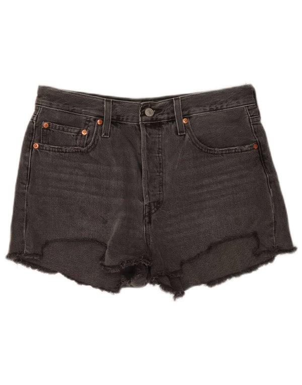 Levi's Womens 501 denimshorts W28 mellemgrå bomuld