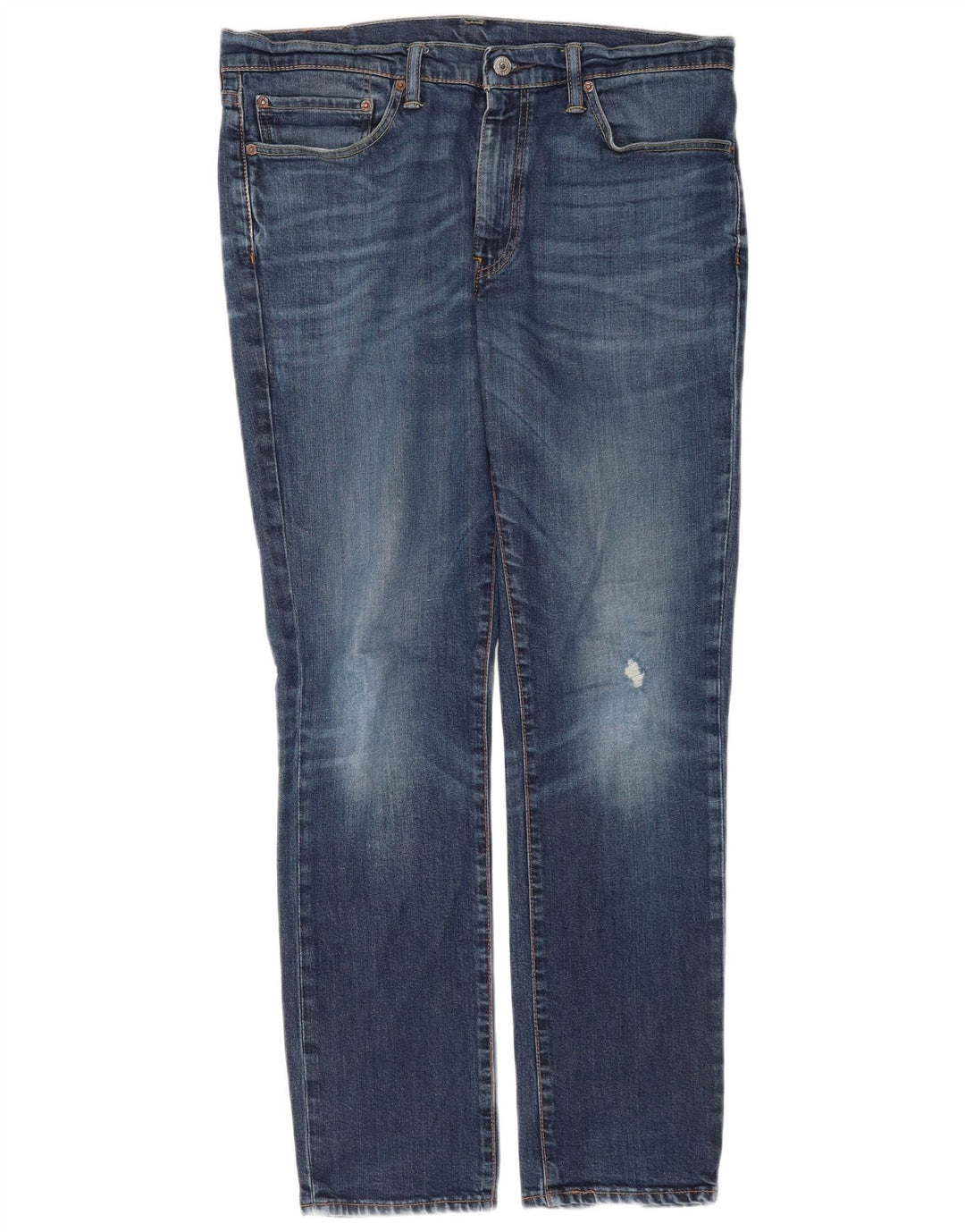 Levi's Herre 511 Distressed Slim Jeans W36 L32 Blå Bomuld