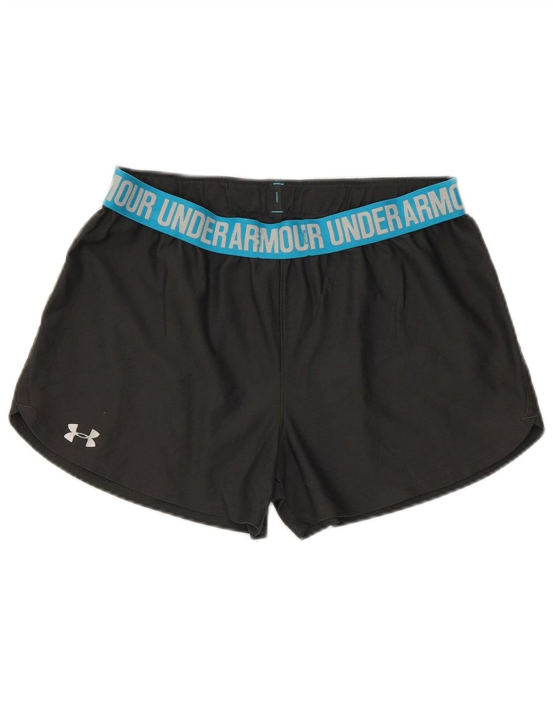 UNDER ARMOUR Grafiske sportsshorts til kvinder UK 14 Medium Black Colourblock