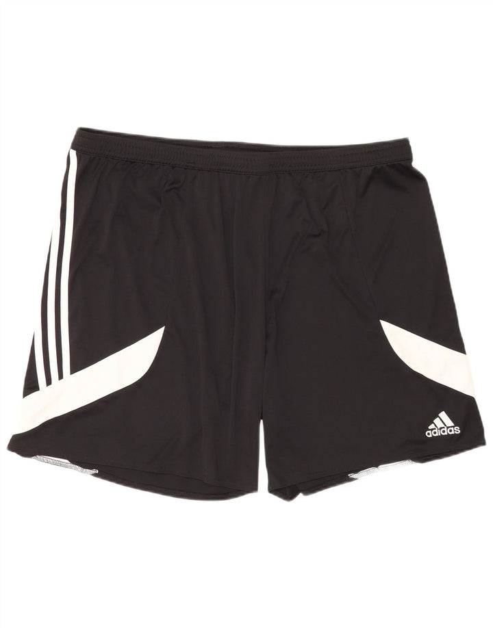 Adidas Herre Climalite Sport Shorts 2XL Sort Colourblock Polyester