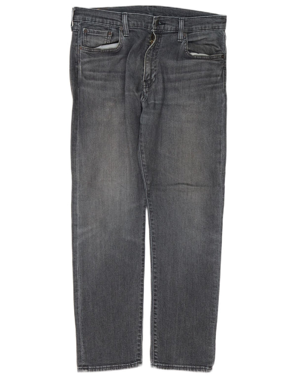 Levi's Herre 502 tilspidsede jeans W33 L30 Grå bomuld