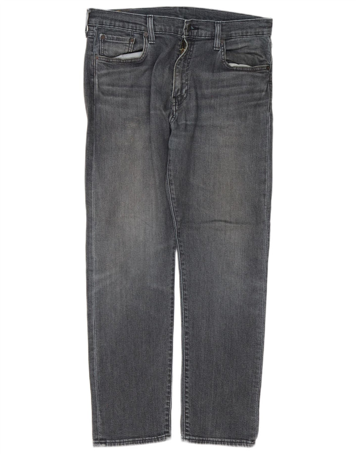 Levi's Herre 502 tilspidsede jeans W33 L30 Grå bomuld