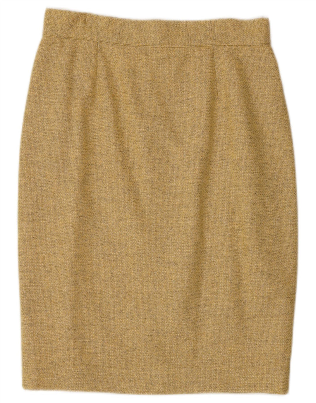 FERRE Womens 1 Button 2 Piece Skirt Set UK 14 Medium W28  Yellow Wool