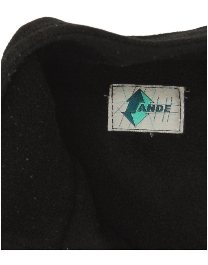 Vintage fleecejakke til mænd UK 42 XL Sort