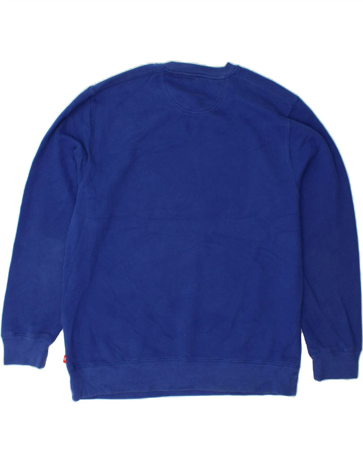 IZOD Mens Sweatshirt Jumper Large Blue Cotton Vintage Izod and Second-Hand Izod from Messina Hembry 