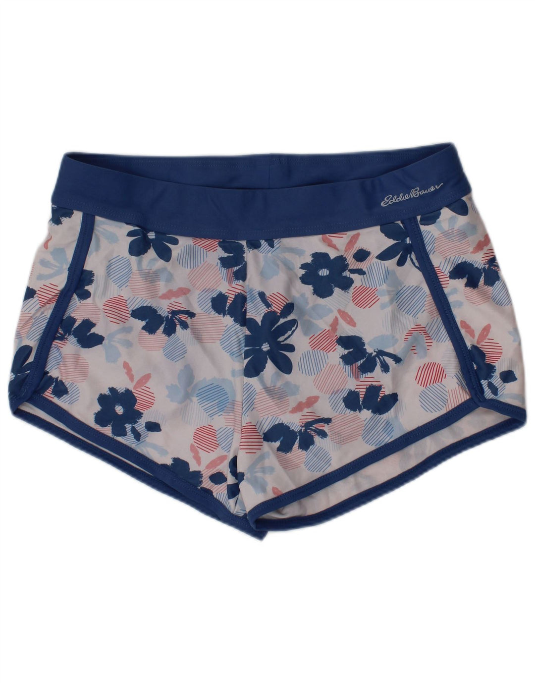 Eddie Bauer Svømmeshorts til piger 10-11 år Medium Blue Floral Polyester