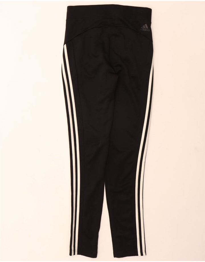 Adidas Dame Leggings UK 4/6 XS Sort Polyester