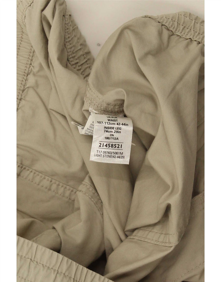 Marks & Spencer Herre Casual Bukser W42 L29 Beige Bomuld