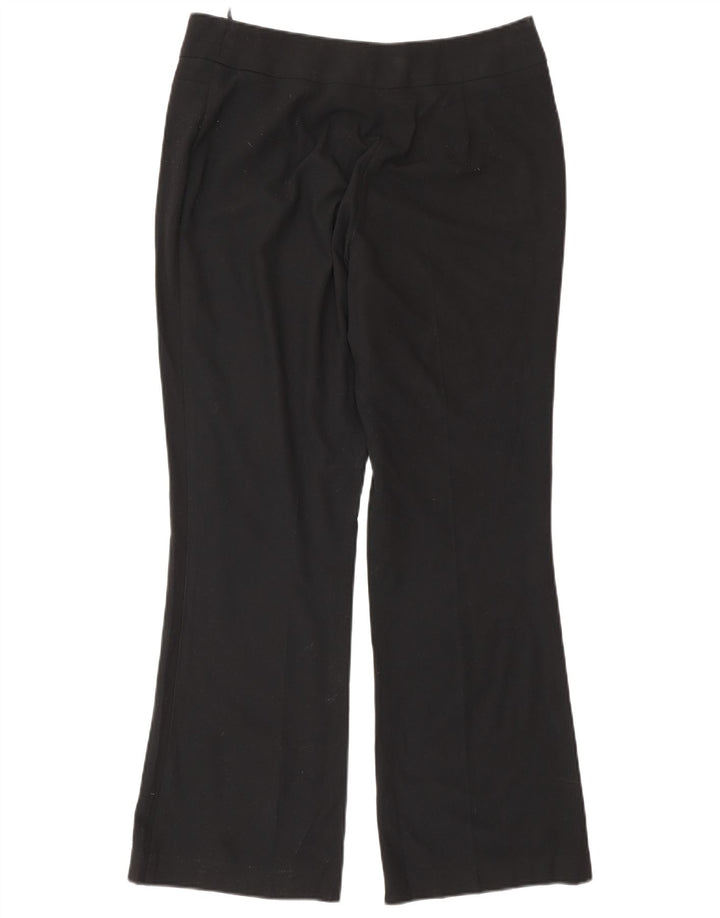 Marks & Spencer Dame Bootcut Casual Bukser UK 12 Medium W30 L29 Black