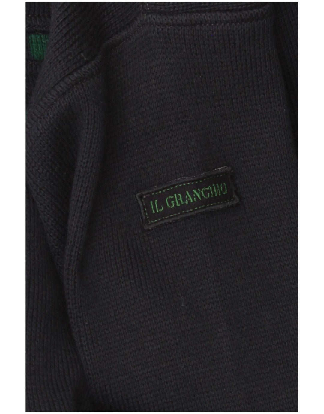 Il Granchio Herre Cardigan Sweater Medium Navy Blue