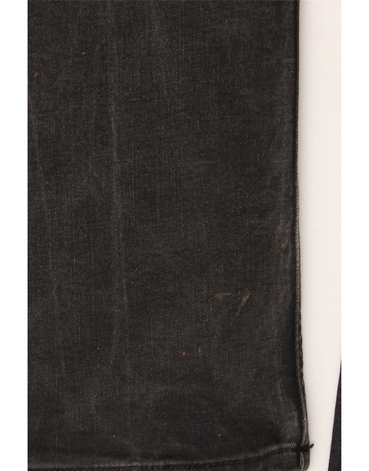 Diesel Herre Larkee Regular Straight Jeans W33 L30 Sort Bomuld