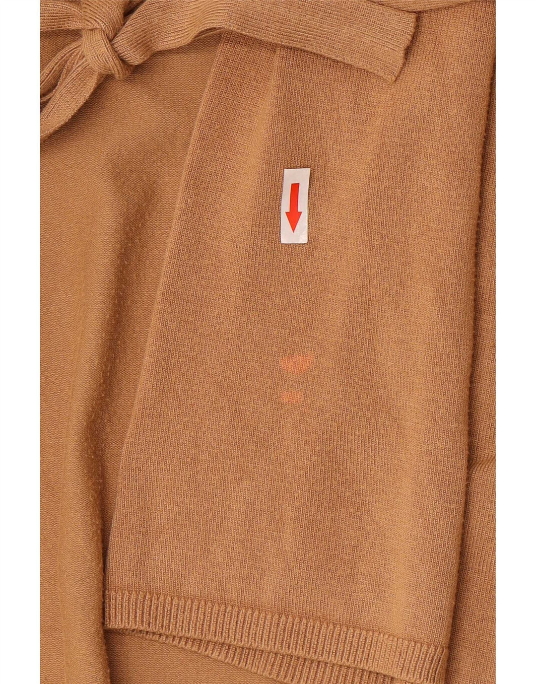 Zara Dame Cardigan Sweater UK 12 Medium Beige Viscose