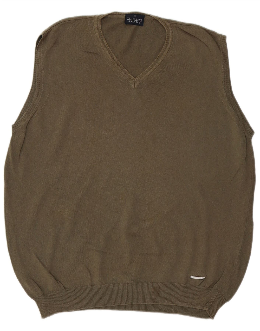 TRUSSARDI Herrevest Tank Top Medium Khaki