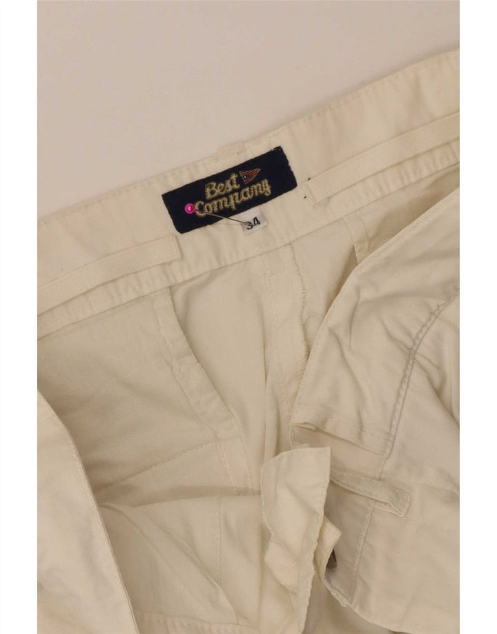 Best Company Herre Cargo Bermuda Shorts W34 Large White