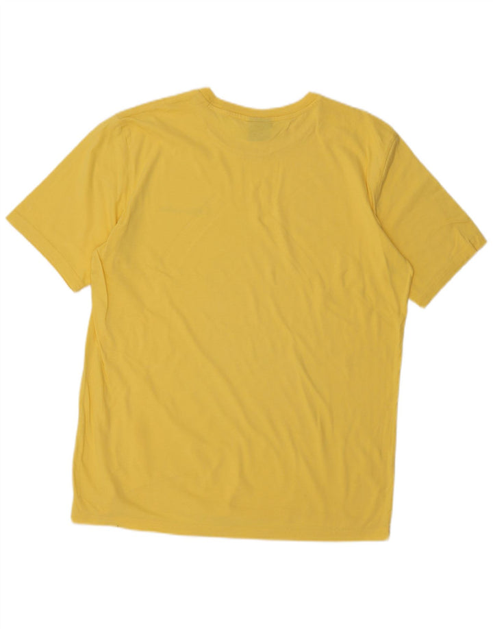 Champion Herre T-Shirt Top Stor Gul