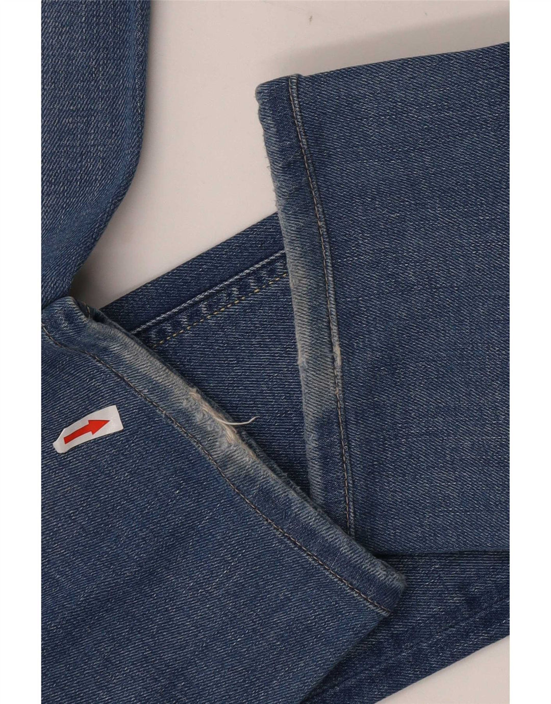 Diesel Dame Doozy Straight Jeans W26 L32 Blå Bomuld