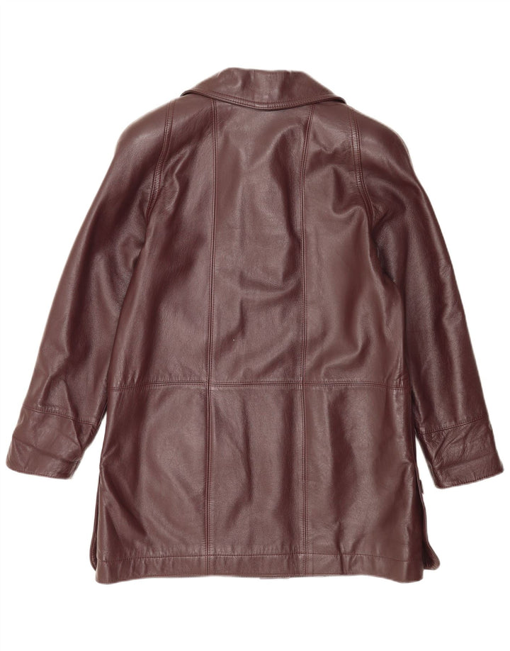 Vintage læderfrakke til kvinder IT 44 Medium Brun