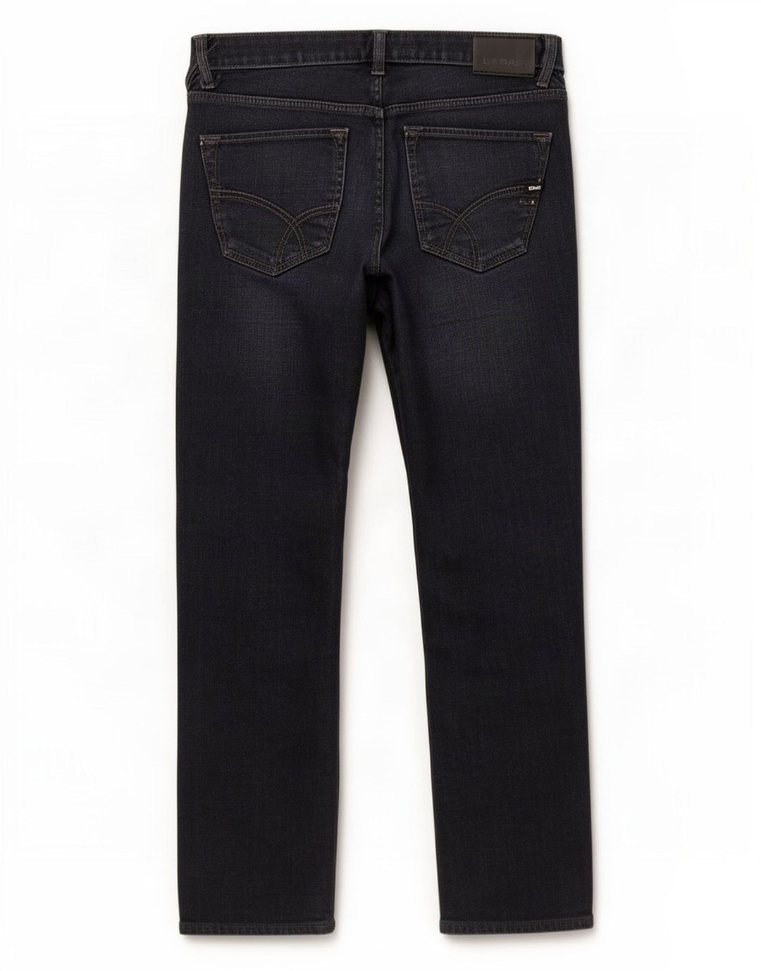Gas Straight Jeans til mænd W36 L34 Marineblå bomuld