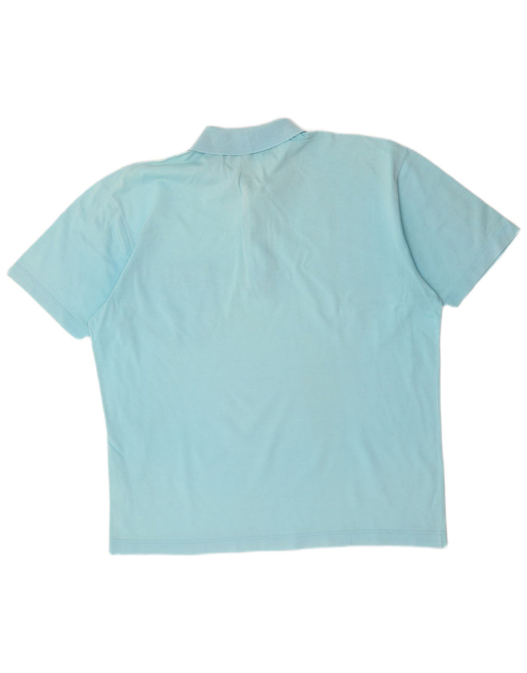 VINTAGE Poloshirt til mænd Medium Blue Bomuld
