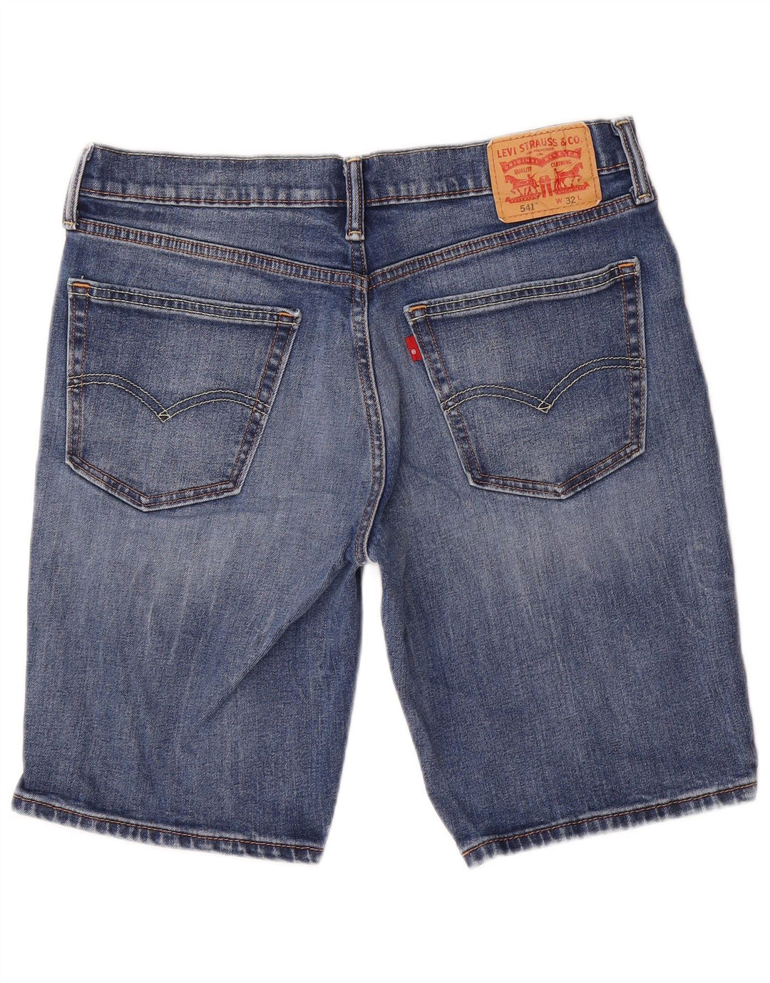 Levi's Herre 541 denimshorts W32 mellemblå bomuld