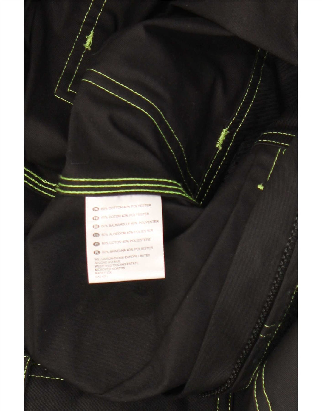 Dickies Herre Utility Jacket UK 42 XL Sort Bomuld
