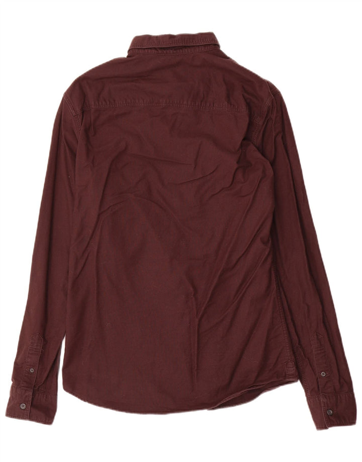 All Saints Herreskjorte XS Maroon Cotton