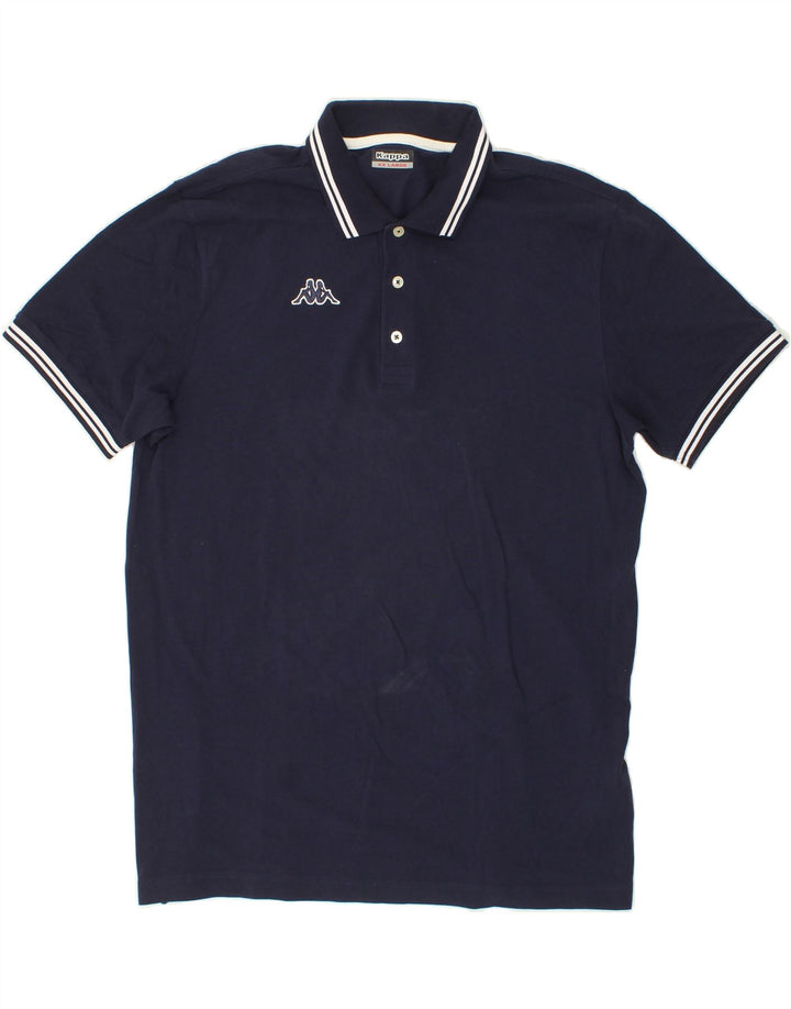 KAPPA Mens Polo Shirt 2XL Navy Blue Cotton Vintage Kappa and Second-Hand Kappa from Messina Hembry 