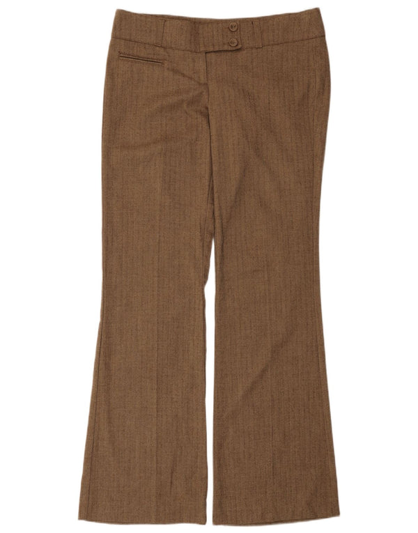 Jane Norman Dame Casual Bukser US 12 Large W34 L33 Brun Sildeben